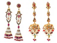 Gold Earrings >  Gold Long Earrings > 