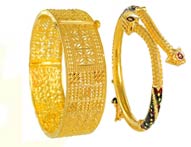 Gold Bangles >  22K Gold Kadas > 