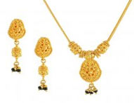 Necklace Earring Sets >  22K Light Necklace Sets > 