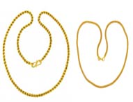 Gold Chains >  Plain Gold Chains > 