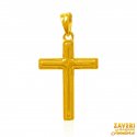 Click here to View - 22Kt Gold Fancy Cross Pendant 