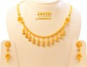 Click here to View - 22Kt Gold Meenakari Necklace Set 