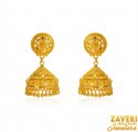 Click here to View - 22K Gold Jhumki Earrings 