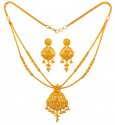 Click here to View - 22 Karat Gold Necklace Earring Set 