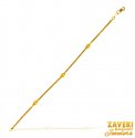 Fancy Machine Cut Bracelet 22k  - Click here to buy online - 762 only..