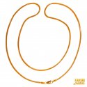 22 Karat Gold Two Tone Chain - Click here to buy online - 2,737 only..
