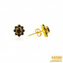 Click here to View - 22Kt Gold Colored Stone Earrings  