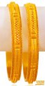 22k Gold Bangles(set of 2) - Click here to buy online - 9,533 only..