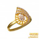 Click here to View - 22Kt Gold CZ Fancy Ring 