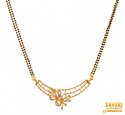 Gold Diamond  Mangalsutra - Click here to buy online - 6,507 only..