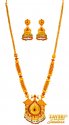 22 kt Gold Traditional Temple Set - Click here to buy online - 18,240 only..