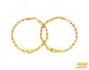 22Kt Gold TwoTone Baby Bracelet(2Pc - Click here to buy online - 854 only..