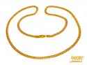 22 Kt Gold Mens Chain 20 In - Click here to buy online - 2,793 only..