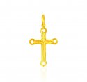 22 Kt Gold Cross Pendant - Click here to buy online - 322 only..