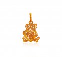 22K Gold B Pendant - Click here to buy online - 345 only..