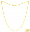 22Kt Gold Rope Chain (18 inch) - Click here to buy online - 1,146 only..