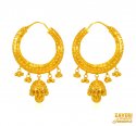 22 KT Gold Bali (Earrings) - Click here to buy online - 2,627 only..