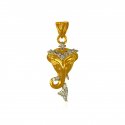 Lord Ganesh 22Kt Gold Pendant - Click here to buy online - 751 only..