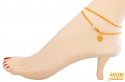 22Kt Gold Fancy Anklets (2 PC) - Click here to buy online - 2,395 only..