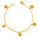 22k Gold Coins Bracelet for ladies - Click here to buy online - 1,118 only..