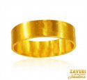 22 KT Gold Plain Band - Click here to buy online - 805 only..