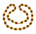 22 kt Gold Rudraksh Mala  - Click here to buy online - 10,135 only..