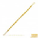 22K Gold Balls Bracelet - Click here to buy online - 1,916 only..