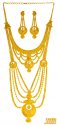 22Kt 2 in 1 Bridal Necklace Set - Click here to buy online - 22,727 only..