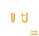 22Kt Gold Clip On Earrings - Click here to buy online - 874 only..
