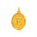 22K Gold Pendant (E) - Click here to buy online - 459 only..