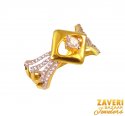 Click here to View - 22Kt Gold and CZ Fancy Ring 