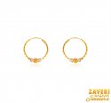 22 Kt Gold Two Tone Bali  - Click here to buy online - 833 only..