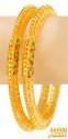 22Kt Gold Fancy Kadas (2 pc) - Click here to buy online - 6,467 only..