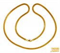 22 Karat Gold Fancy two link chain - Click here to buy online - 2,681 only..