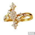Elegant Diamond Ladies Ring 18K  - Click here to buy online - 2,561 only..