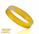 22 Kt Two Tone Ring (Band) - Click here to buy online - 466 only..