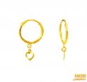 Click here to View - 22Kt Gold Fancy Hoop Earrings 