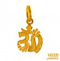 Click here to View - 22Kt Gold OM Pendant 