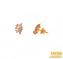 Click here to View - 18Kt Rose Gold Diamond Earrings 