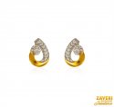 Beautiful 22K Gold CZ Earrings - Click here to buy online - 524 only..