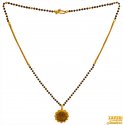 22K Gold Antique Mangalsutra  - Click here to buy online - 1,699 only..
