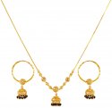 Dokia Set 22K Gold - Click here to buy online - 3,189 only..