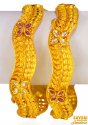 22Kt Antique Bangle (2 Pc only) - Click here to buy online - 11,358 only..