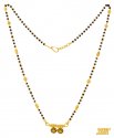 Indian Gold Mangalsutra 22K - Click here to buy online - 1,828 only..