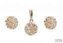 Diamond Pendant Set - Click here to buy online - 6,532 only..