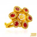 22Kt Gold Fancy Antique Ring - Click here to buy online - 1,562 only..