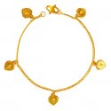 22 Kt Gold Coins Bracelet  - Click here to buy online - 1,099 only..