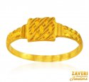 Click here to View - Mens 22K Gold Square Ring 
