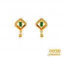 Click here to View - 22Kt Gold Colored Stone Earrings 