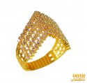 22kt Gold CZ Ring - Click here to buy online - 1,099 only..